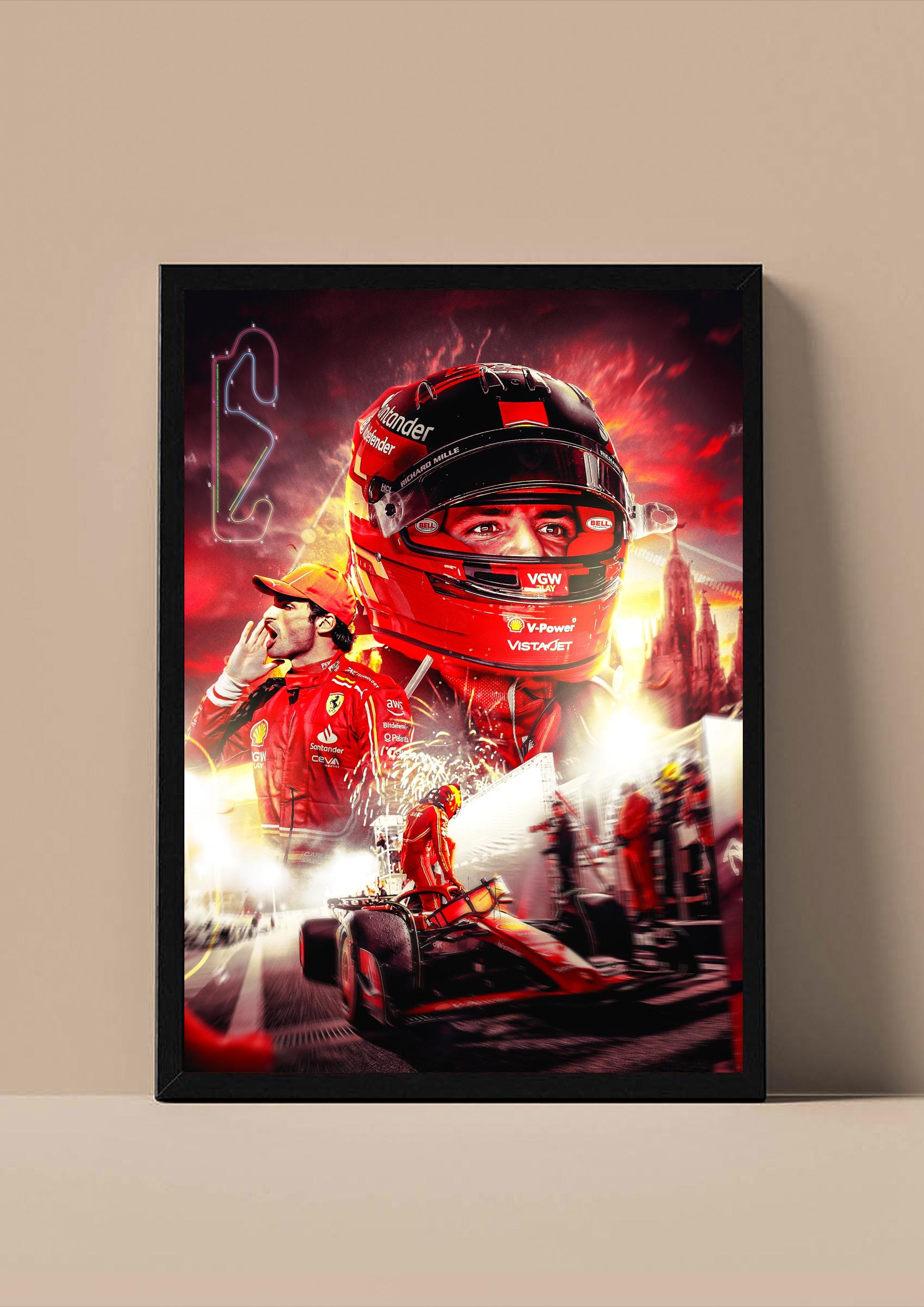 Carlos Sainz Jr. - Victory In Red