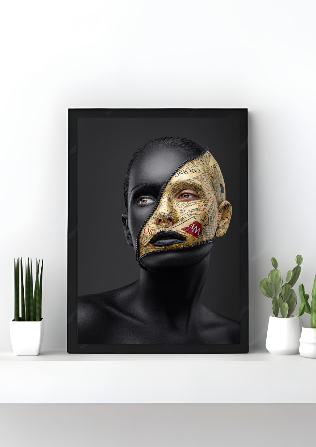 Newspaper Face