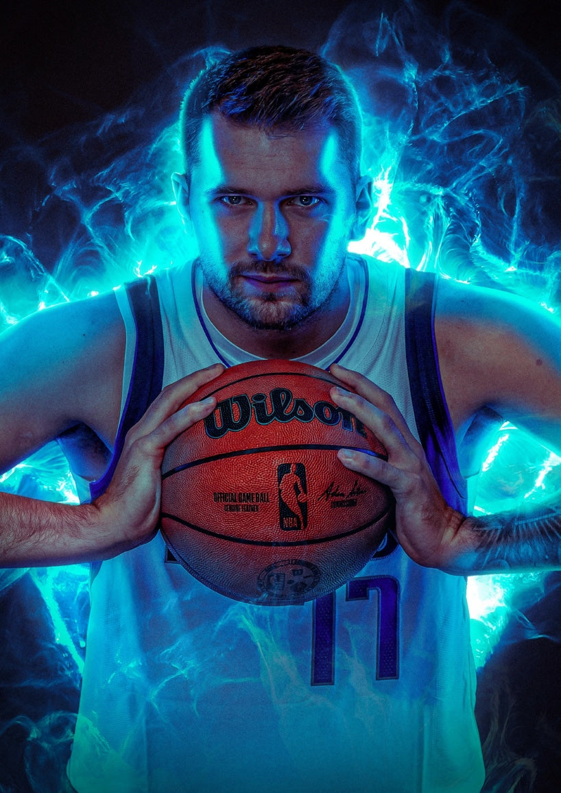 Luka Dončić - Blue Lightning