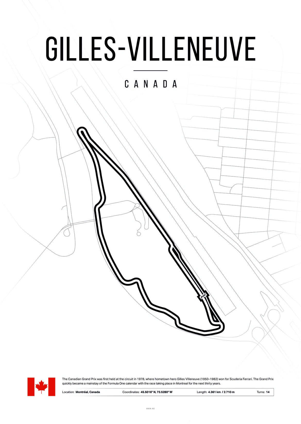 Gilles-Villeneuve - F1 Стаза